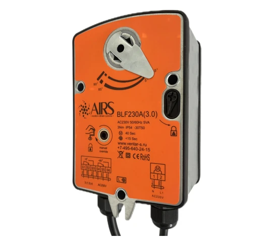 Электропривод AIRS BLF230A(3.0)-T Электропривод AIRS BLF230A(3.0)-T