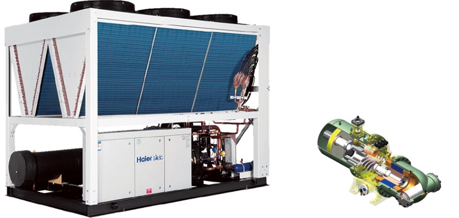 Винтовой чиллер Haier CI1250PANF с воздушным охлаждением